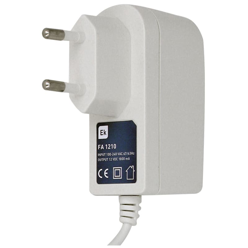 ELCART DISTRIBUTION - ALIMENTATORE 12V 1000MAH FA1210