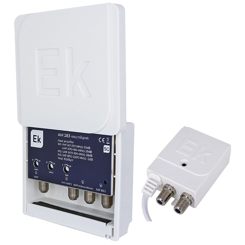 ELCART DISTRIBUTION - KIT AMPL.DA PALO 3IN+ALIM.TV 1OUT