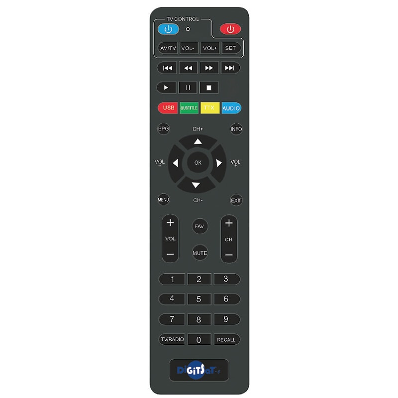 ELCART DISTRIBUTION - TELECOMANDO PER RICEVITORI DTT