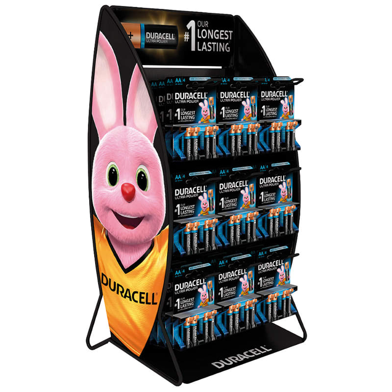 ELCART DISTRIBUTION - ESPOSITORE DURACELL 9 GANCI