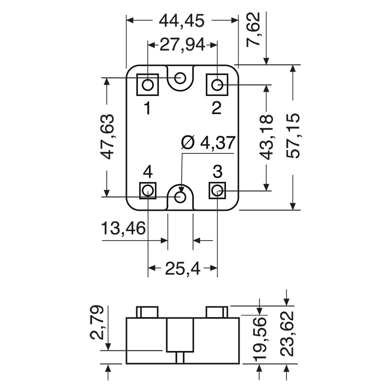 ELCART DISTRIBUTION - 240D10 RELE SSR 240VAC 10A