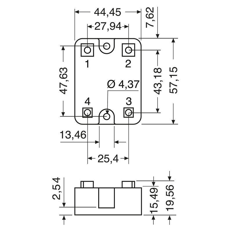 ELCART DISTRIBUTION - 240D3 RELE SSR 240VAC 3A