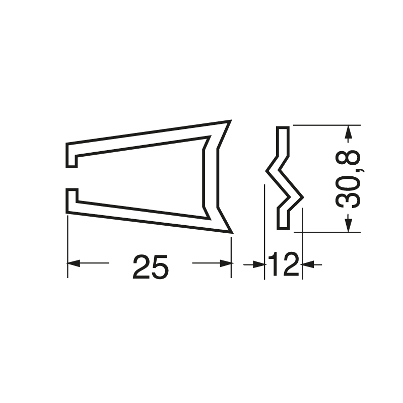 ELCART DISTRIBUTION - RP28500 CLIP ACC ZOCCOLO C.S S.RT