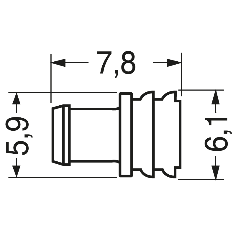 ELCART DISTRIBUTION - 281934-3 GOMMINO IP X SUP.SEAL RO 981633100