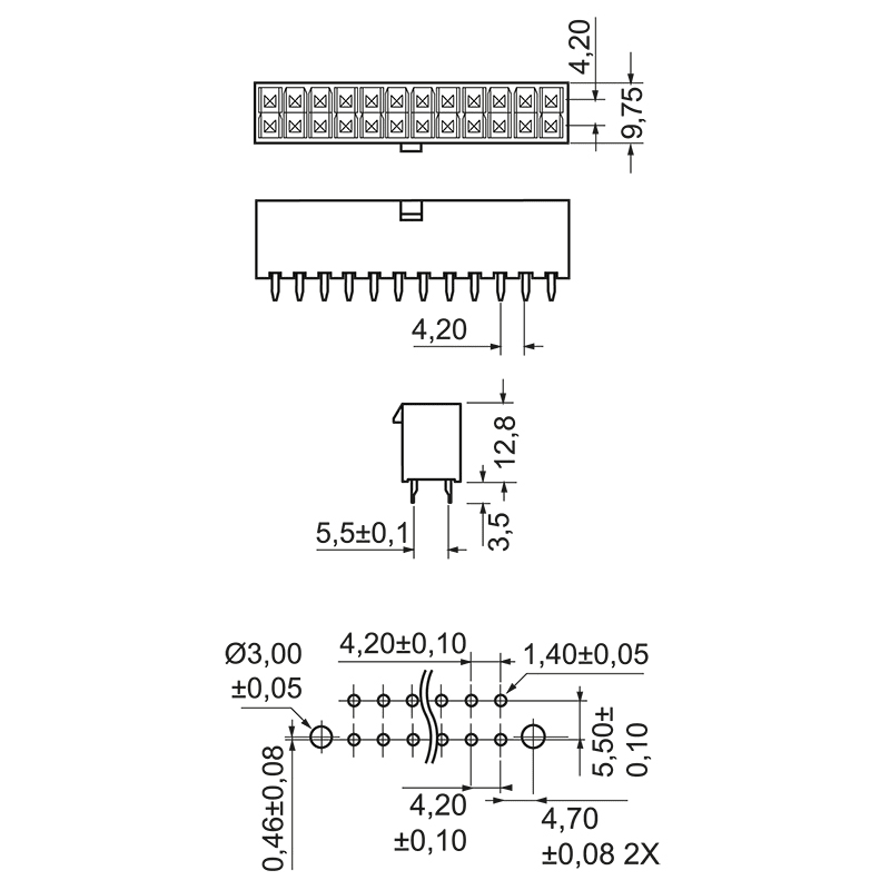 ELCART DISTRIBUTION - 1586037-6 CONN.VOL VALULOK F 6P