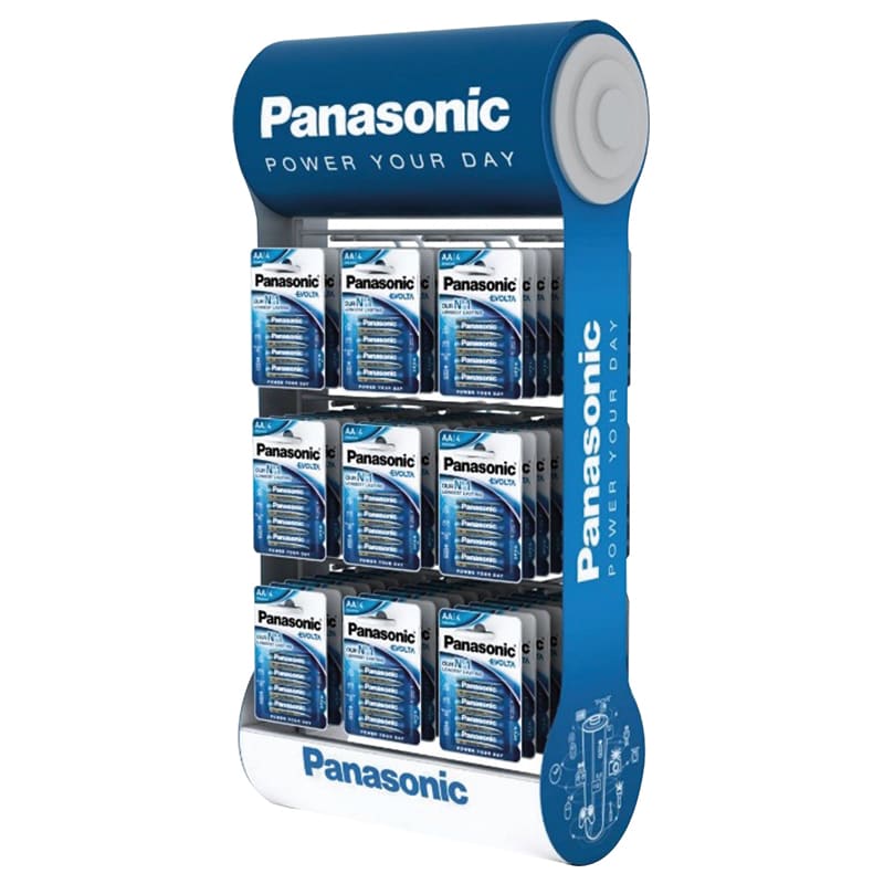 ELCART DISTRIBUTION - ESPOSITORE PANASONIC 9 GANCI