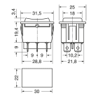 ELCART DISTRIBUTION - DEVIATORE BIPOLARE 3P.AUTOR.NERO 040678600