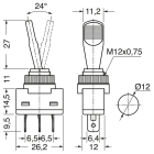ELCART DISTRIBUTION - INTERRUTTORE UNIPOLARE LEVA ROSSA