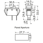 ELCART DISTRIBUTION - INTERRUTTORE 16A TASTO ROSSO