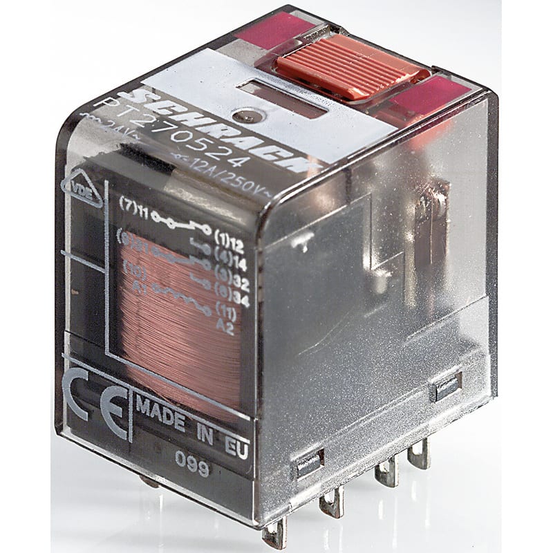 ELCART DISTRIBUTION - PT570024   RELE 4 SC. 6A  24VCC 040779100