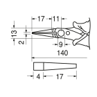 ELCART DISTRIBUTION - PINZA X ELETTR. PN-2002 *BLISTER* 070176500