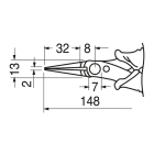 ELCART DISTRIBUTION - PINZA X ELETTR. PN-2017 *BLISTER* 070177500