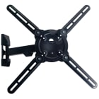 ELCART DISTRIBUTION - SUPPORTO MURALE TV 2 SNODI NERO