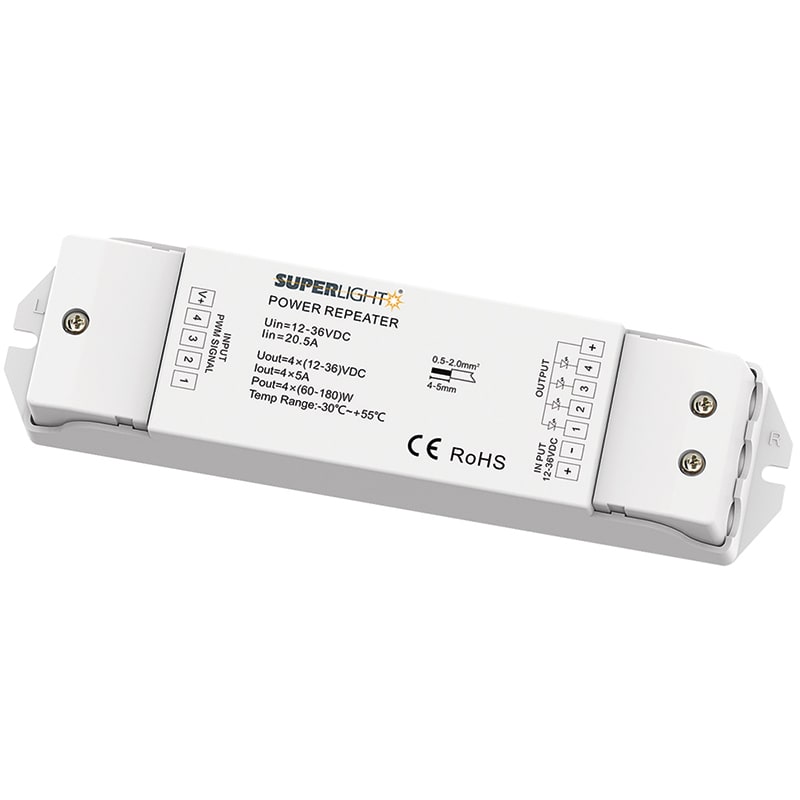 ELCART DISTRIBUTION - RIPETITORE DI SEGNALE 4 CAN.5A 132209000