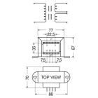 ELCART DISTRIBUTION - TRASF.ALIM.DOPP.SEC.   50VA 12,0V