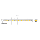 ELCART DISTRIBUTION - STRISCIA LED 8W/M BCC 12V IP65 186094900