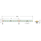 ELCART DISTRIBUTION - STRISCIA LED 8W/M BC 24V IP20 30M 186720400
