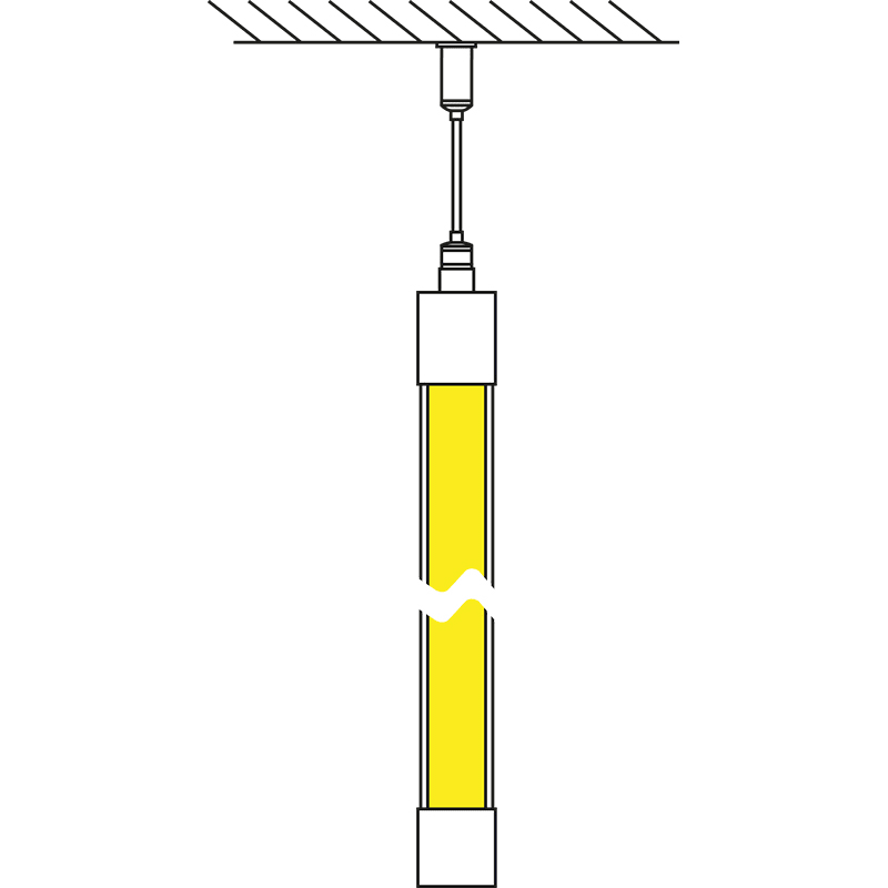 ELCART DISTRIBUTION - KIT PENDENTE VERTICALE NEON 360^ 186761500
