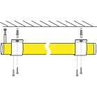 ELCART DISTRIBUTION - KIT 25MM SUPERF. ORIZZ. NEON 360^ 186763000