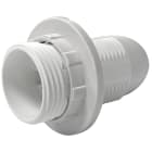 ELCART DISTRIBUTION - PORTALAMPADA E14 BIANCO CON GHIER