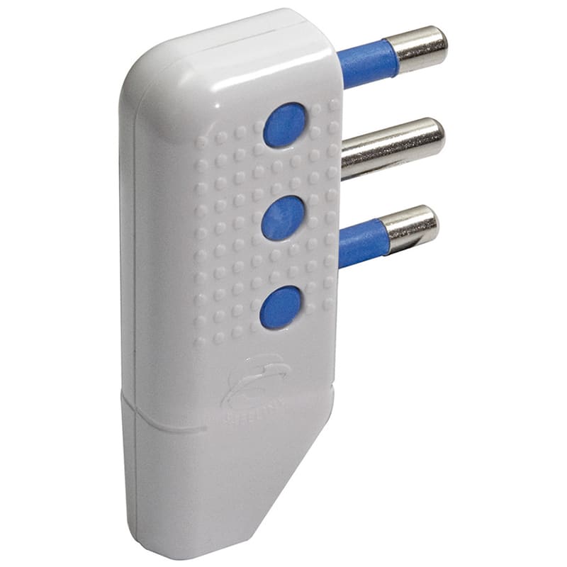 ELCART DISTRIBUTION - SPINA VOLANTE 16A 2 LATI BIANCA