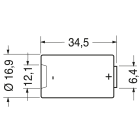 ELCART DISTRIBUTION - PILA LITIO 3V 1500 MAH 302266000