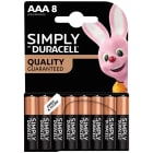 ELCART DISTRIBUTION - 8 PZ PILE AAA DURACELL SIMPLY BL. 302526000