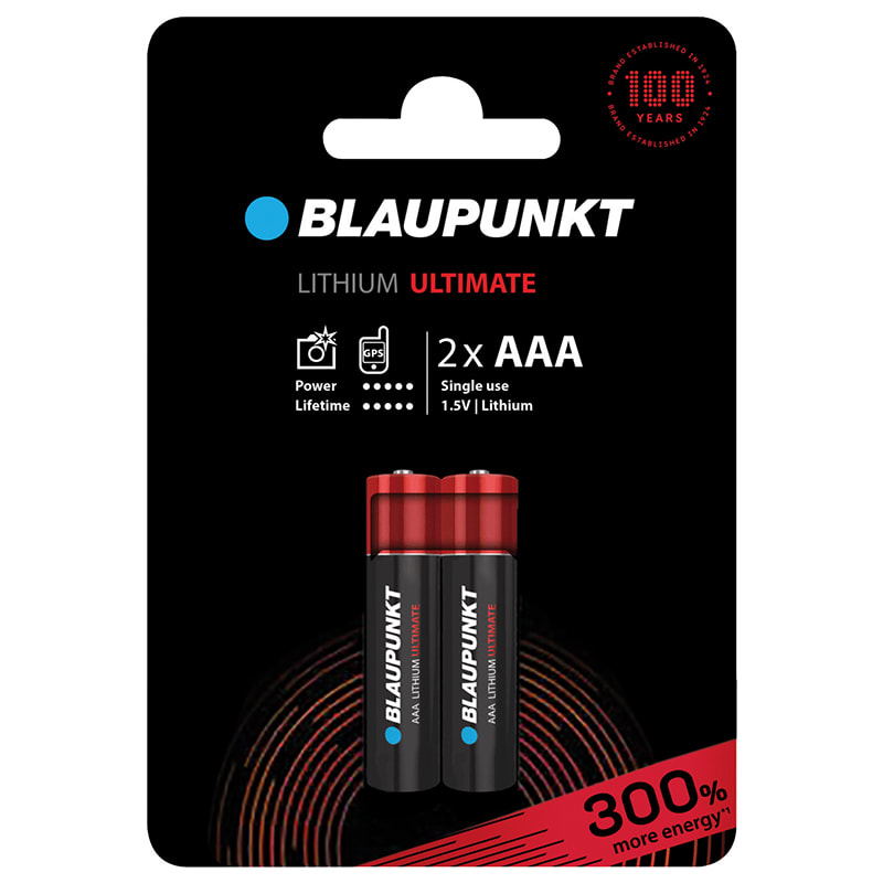 ELCART DISTRIBUTION - PILA AAA BLAUPUNKT AL LITIO  BL.2 303350000