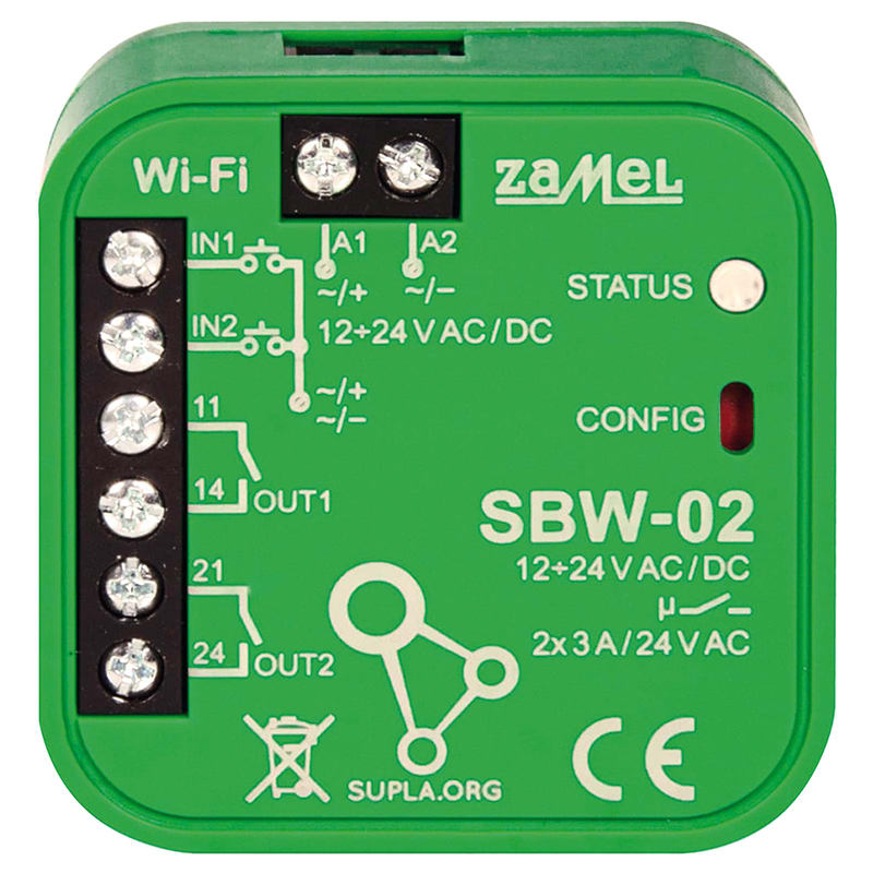 ELCART DISTRIBUTION - RICEVITORE SUPLA APRICANCELLO 2CH 360043500