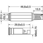 ELCART DISTRIBUTION - PRESA VOLANTE 3,5 STEREO PROFES 040115500
