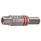 ELCART DISTRIBUTION - PRESA VOL. RCA NICHEL NERA POL. 040203100