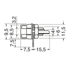 ELCART DISTRIBUTION - PRESA PANN.RCA DORATA COL. ROSSO 040204700