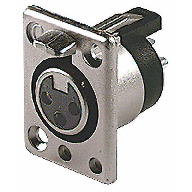 ELCART DISTRIBUTION - PRESA PANNEL. MICROF. NICHEL. 4 P 040489300