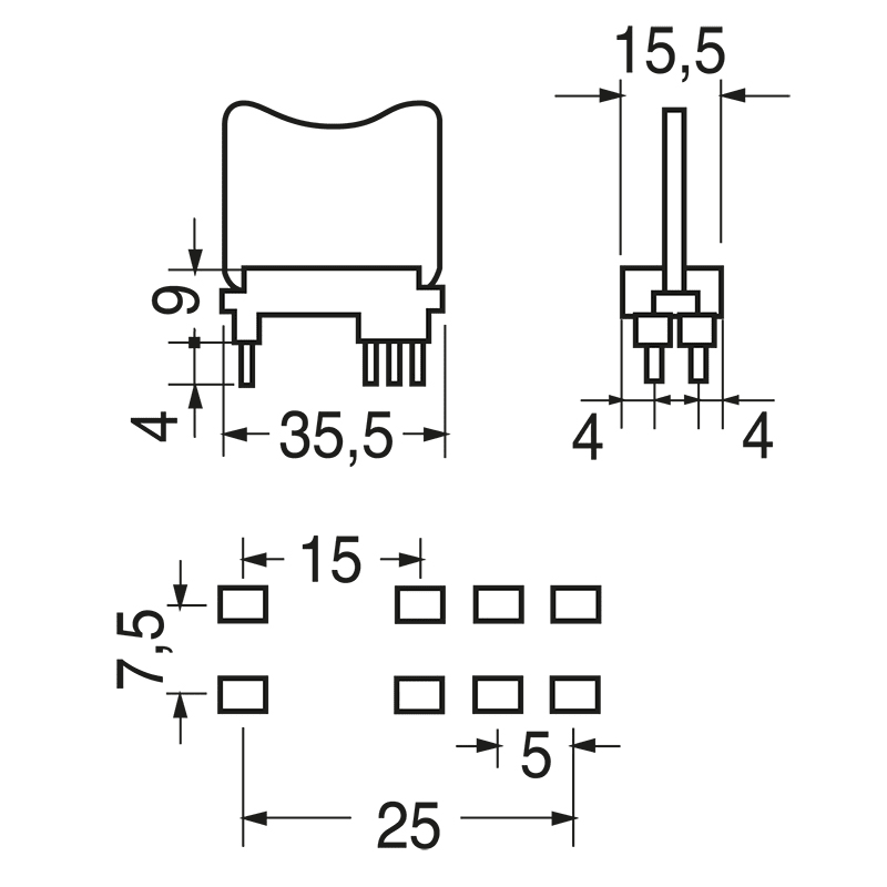 ELCART DISTRIBUTION - ZOCCOLO PER RELE FEME CON MOLLA
