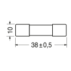 ELCART DISTRIBUTION - FUSIBILE 10X38 1000V FOTOVOLT. 1A 041038000