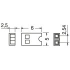 ELCART DISTRIBUTION - PONT.DI CORTO CIRC. P.2,54 APERTO