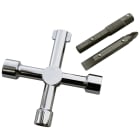 ELCART DISTRIBUTION - CHIAVE A 4 USI CON PUNTE 070154900