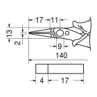 ELCART DISTRIBUTION - PINZA X ELETTR. PN-2004 *BLISTER* 070176600