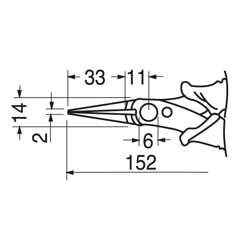 ELCART DISTRIBUTION - PINZA X ELETTR. PN-2008 *BLISTER* 070177300
