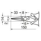 ELCART DISTRIBUTION - PINZA X ELETTR. PN-2016 *BLISTER*