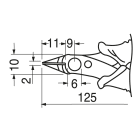 ELCART DISTRIBUTION - PINZA X ELETTR. PN-20M  *BLISTER* 070178000