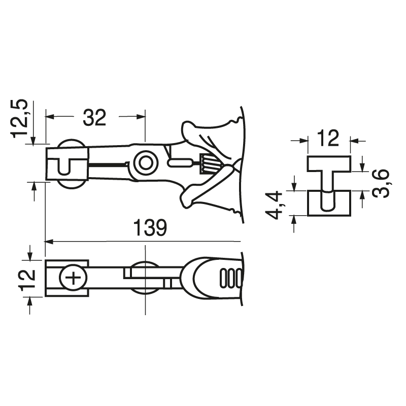 ELCART DISTRIBUTION - PINZA PREFORMAT. PN-5040/7D 070194300