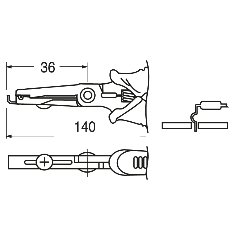 ELCART DISTRIBUTION - PINZA TAGL.PREF.PNR-5000 D 070194400