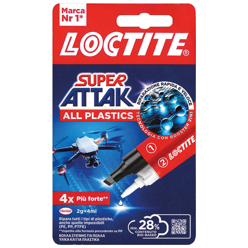 ELCART DISTRIBUTION - SUPER ATTAK ALL PLASTICS 2GR.+4ML