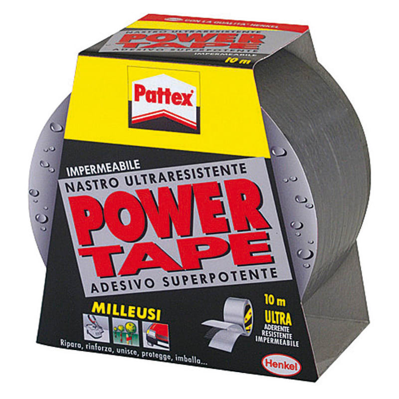 ELCART DISTRIBUTION - NASTRO POWER TAPE NERO 50MMX10M 070426100