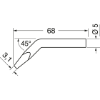 ELCART DISTRIBUTION - 0032JD PUNTA CACCIAVITE ANG 3.1MM 072022000