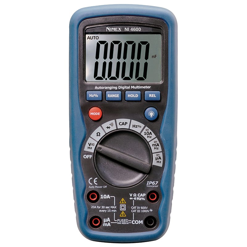 ELCART DISTRIBUTION - MULTIMETRO DIG. AUTORANGE NI 4600