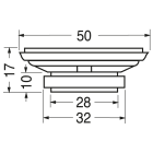 ELCART DISTRIBUTION - SPEAKER FERRITE 50MM 0,5W 8OHM 100010100