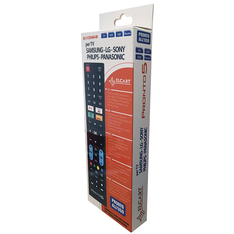 ELCART DISTRIBUTION - TELECOMANDO TV PRONTO MULTIMARCA 112244000