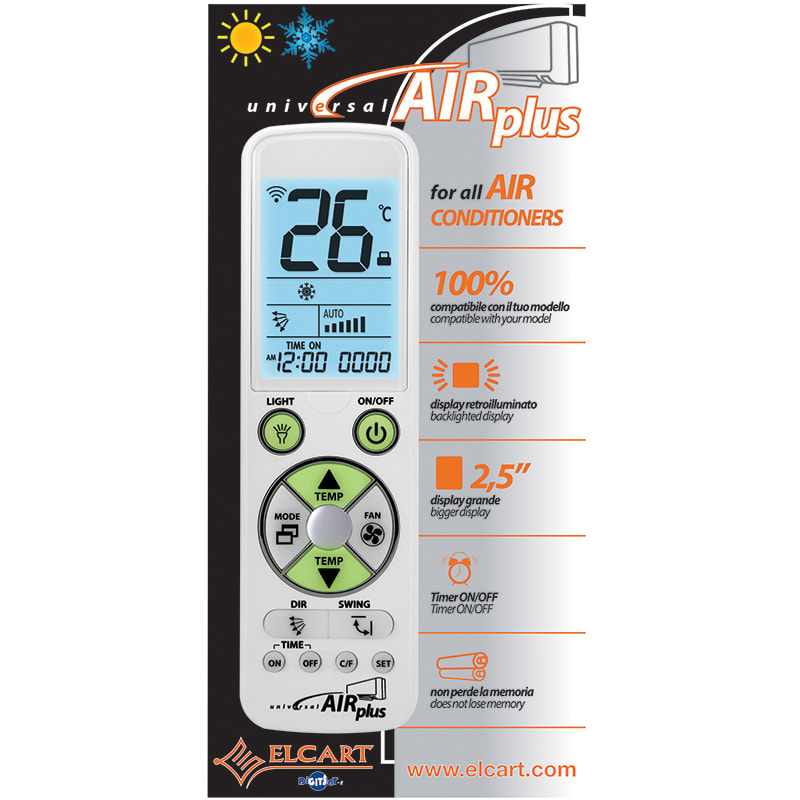 ELCART DISTRIBUTION - TELECOMANDO UNIVERS.X ARIA COND. 112266000